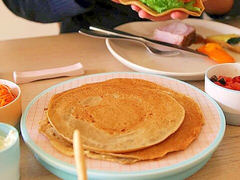 ご飯にもおやつにも☆そば粉クレープ